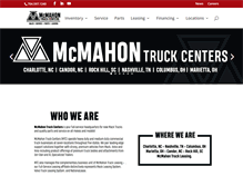 Tablet Screenshot of mcmahontrucks.com